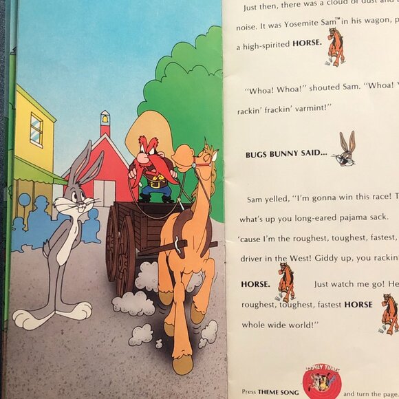 Vintage 1993 Golden Book Sound Story Looney Tunes - Picture 6 of 7